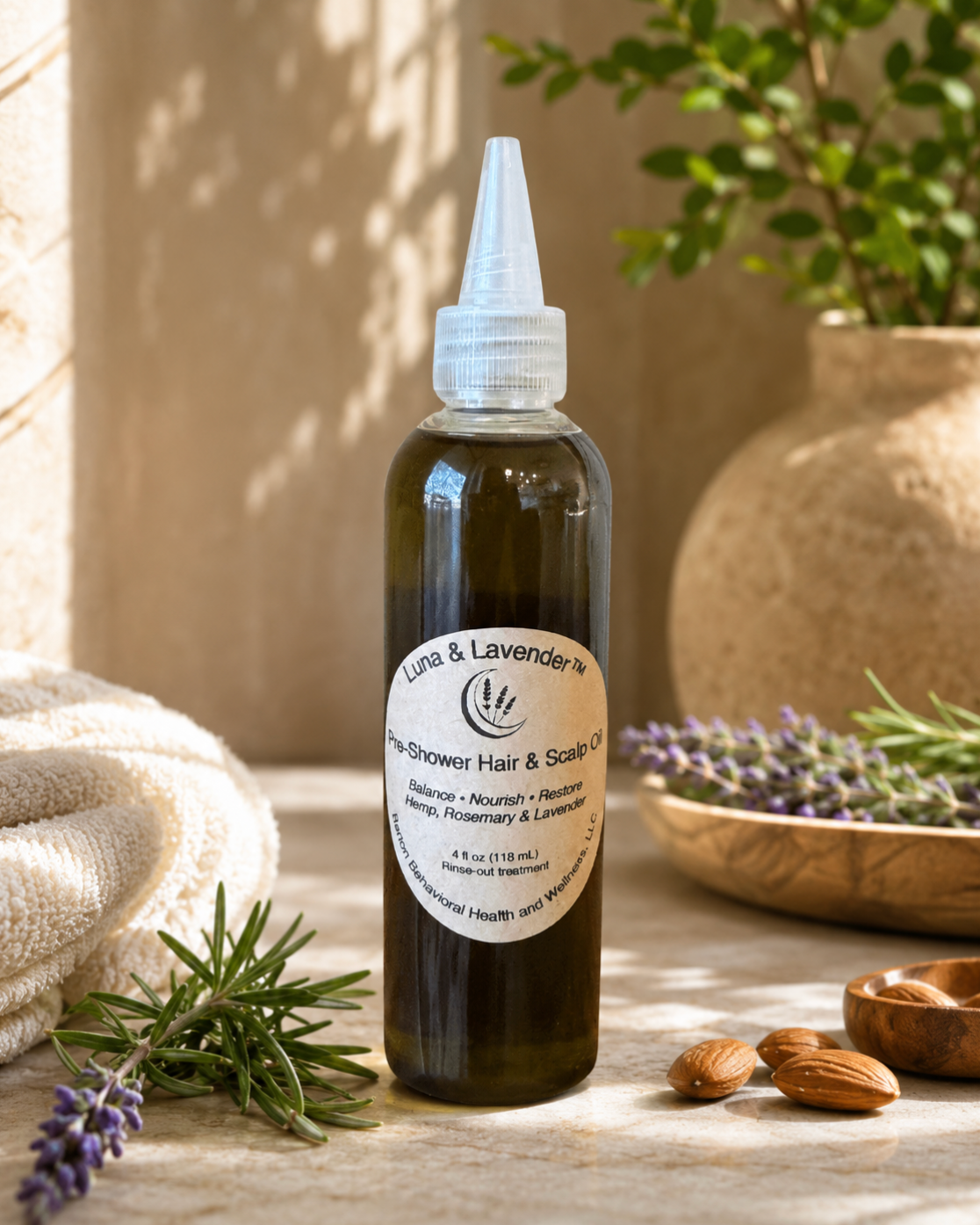 Luna & Lavender™ Pre-Shower Hair & Scalp Oil