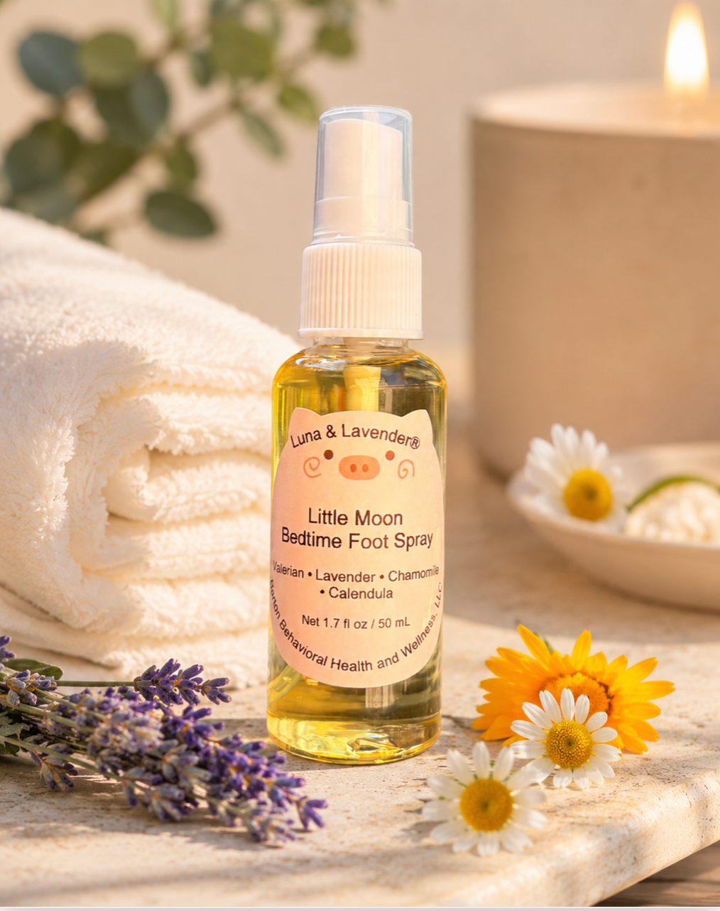 Luna & Lavender® Little Moon Sleepy Feet Spray
