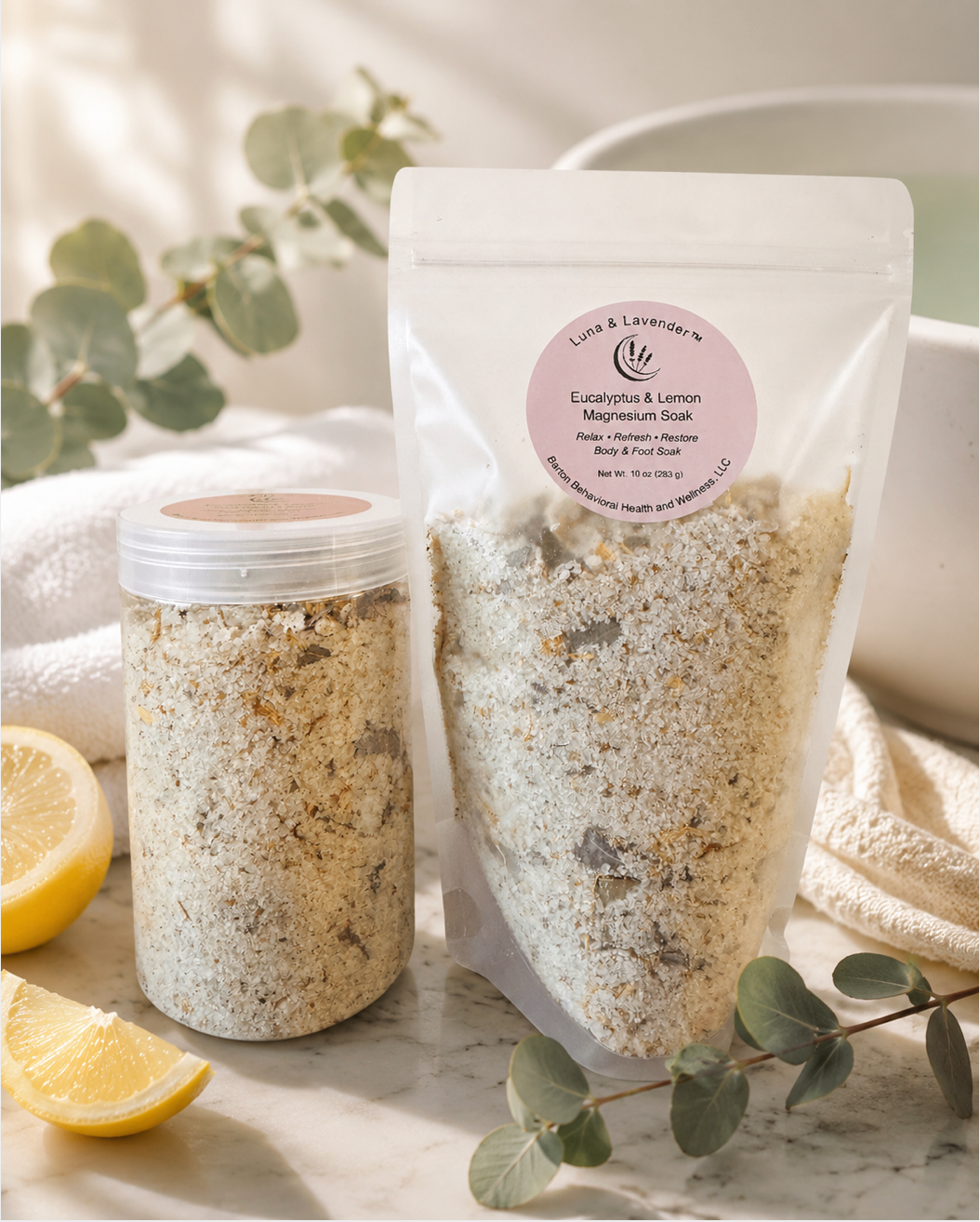 Luna & Lavender™ Eucalyptus & Lemon Magnesium Soak