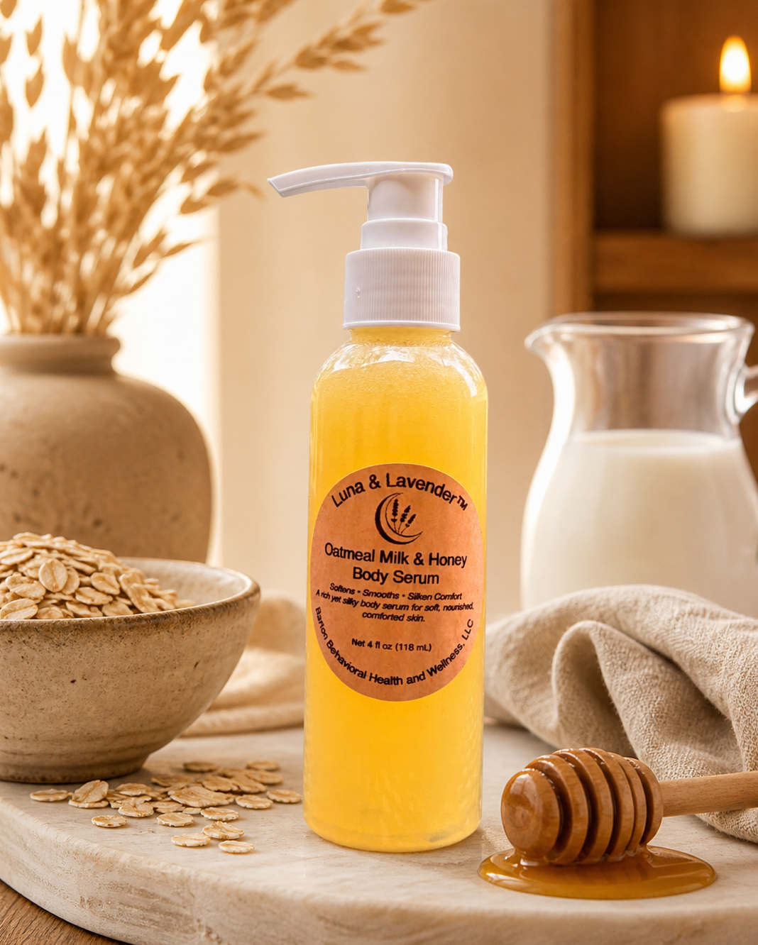 Luna & Lavender™ Oatmeal Milk & Honey Body Serum