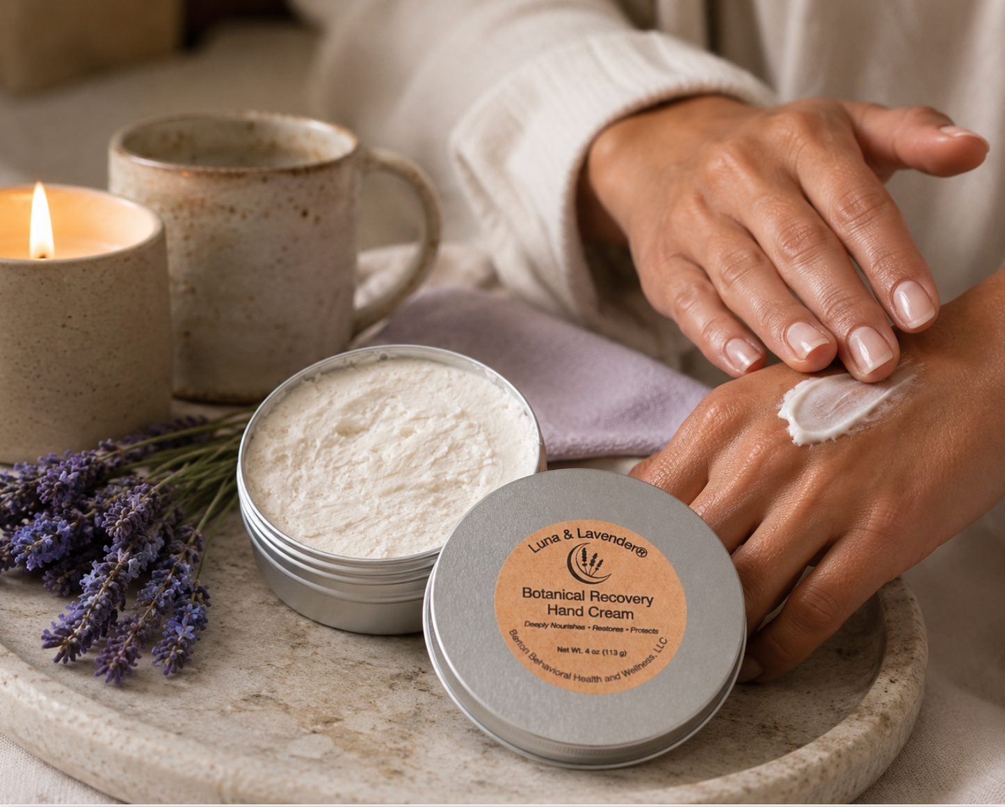 Luna & Lavender® Botanical Recovery Hand Cream