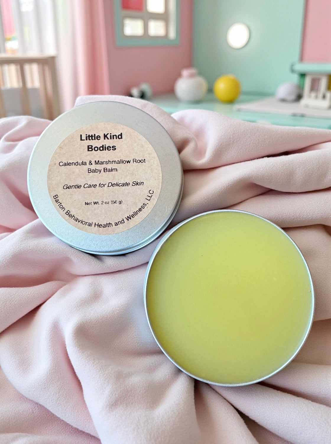 Calendula &  Marshmallow Root Baby Balm /  Bálsamo Infantil de Caléndula y Raíz de Malvavisco