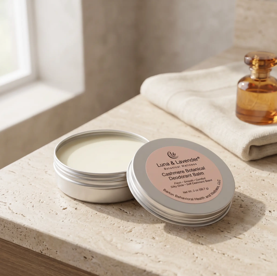 Luna & Lavender® Cashmere Botanical Deodorant Balm