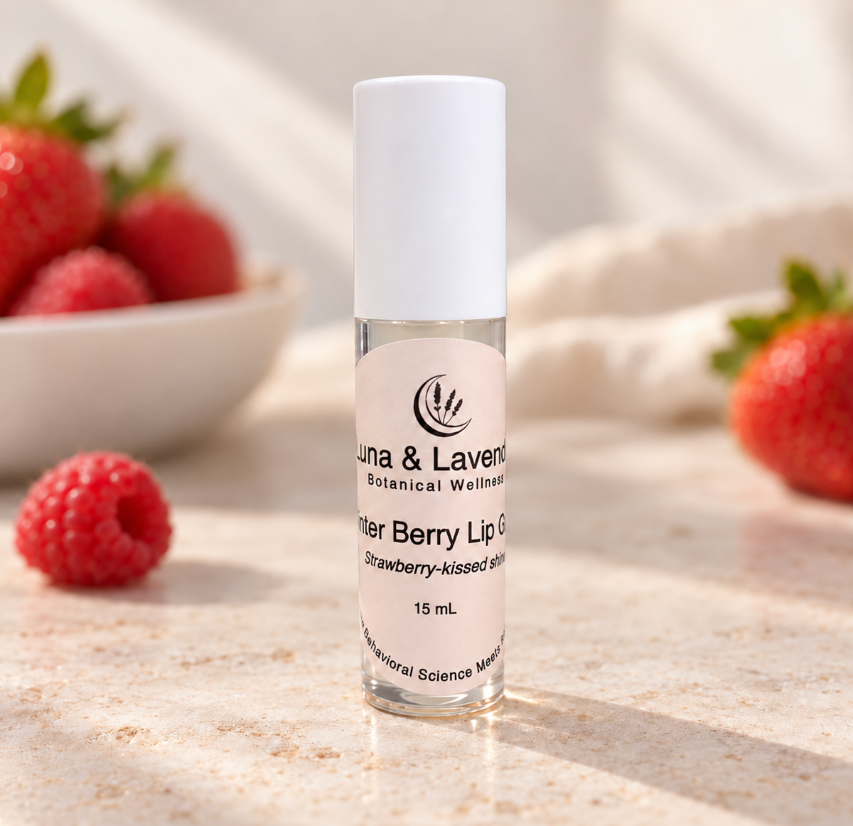 Luna & Lavender® Winter Berry Lip Gloss