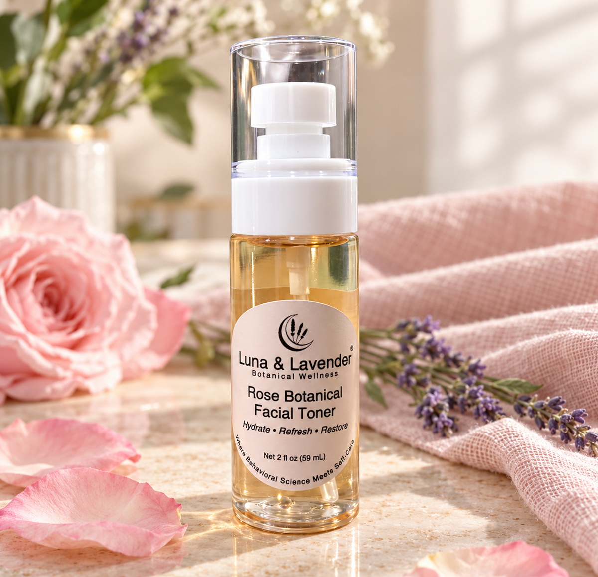 Luna & Lavender® Rose Botanical Facial Mist