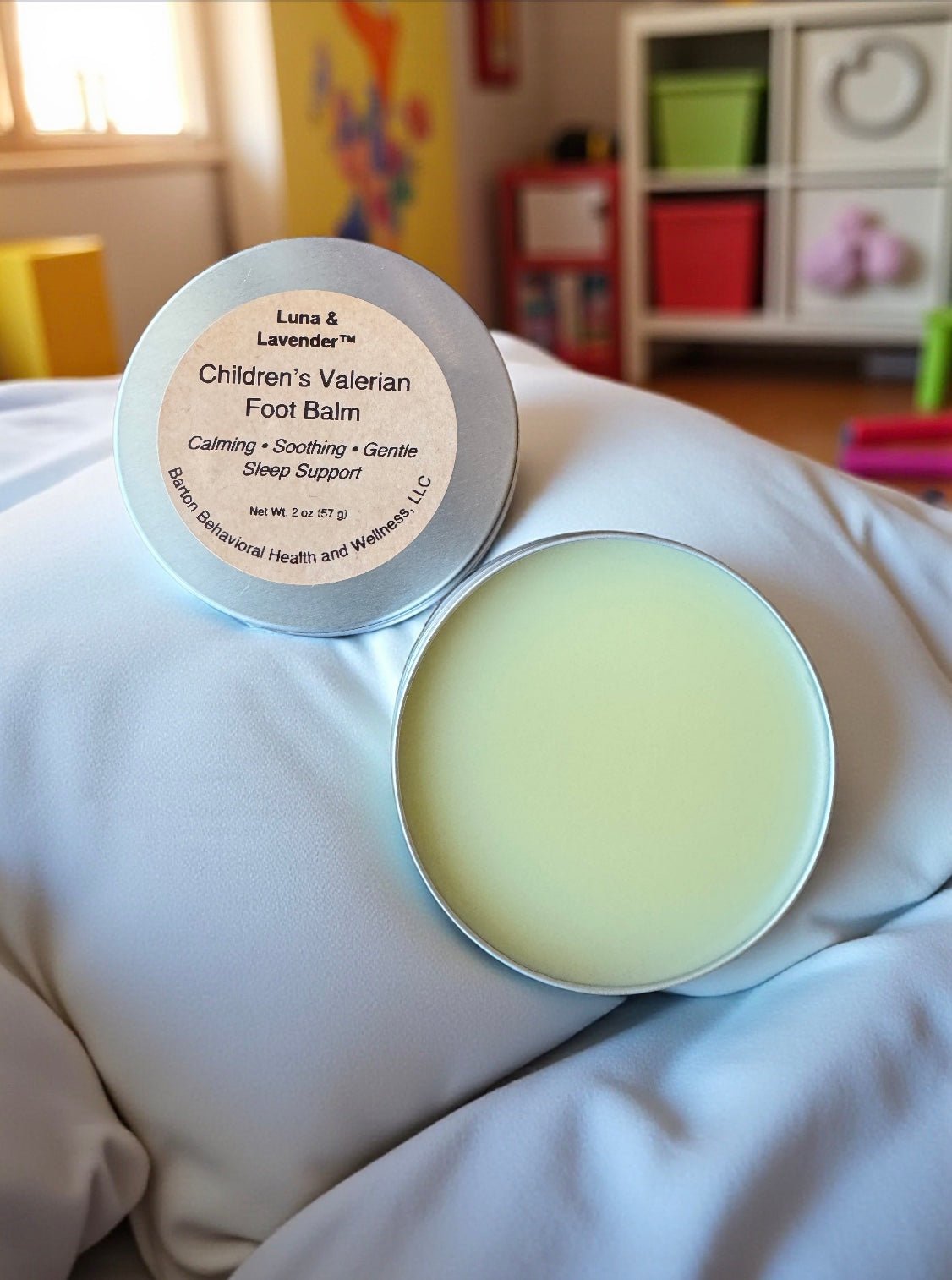 Children’s Valerian Foot Balm - Barton Behavioral Health and Wellness, LLC