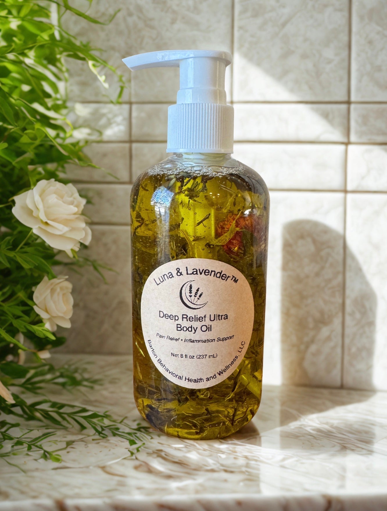 Luna & Lavender™ Deep Relief Ultra Body Oil - Barton Behavioral Health and Wellness, LLC