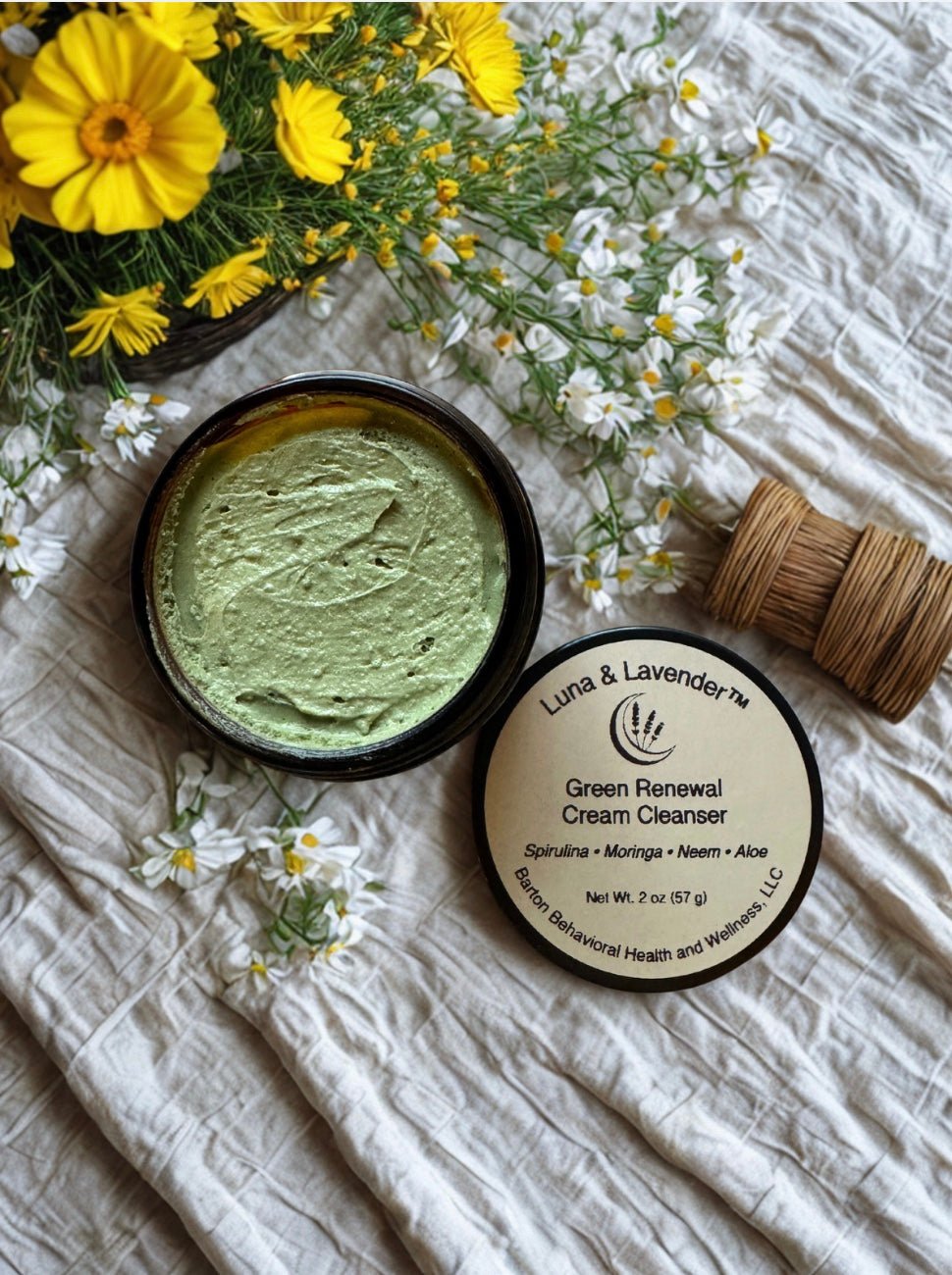 Luna & Lavender™ Green Renewal Cream Cleanser - Barton Behavioral Health and Wellness, LLC