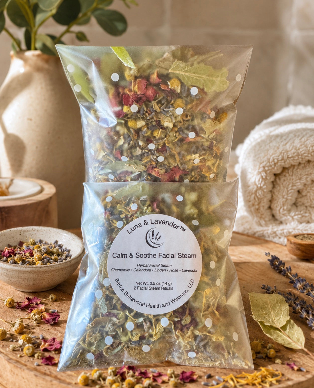 Luna & Lavender™ Calm & Soothe Facial Steam