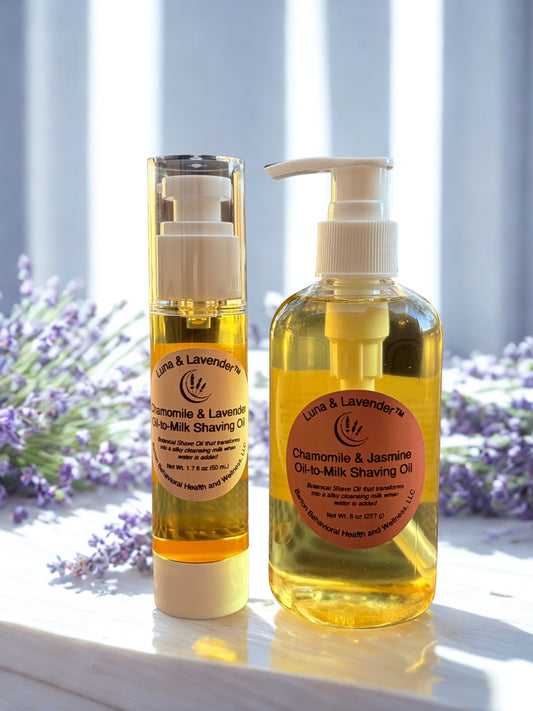 Luna & Lavender™ Chamomile & Jasmine Oil-to-Milk Shaving Oil