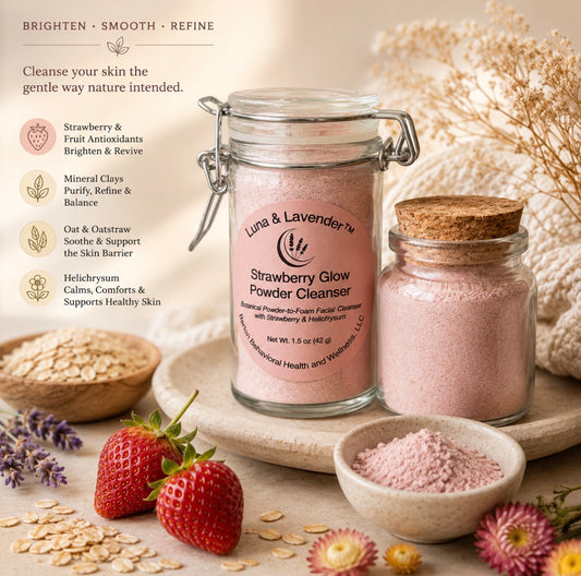 Luna & Lavender™  Strawberry Glow Powder Cleanser