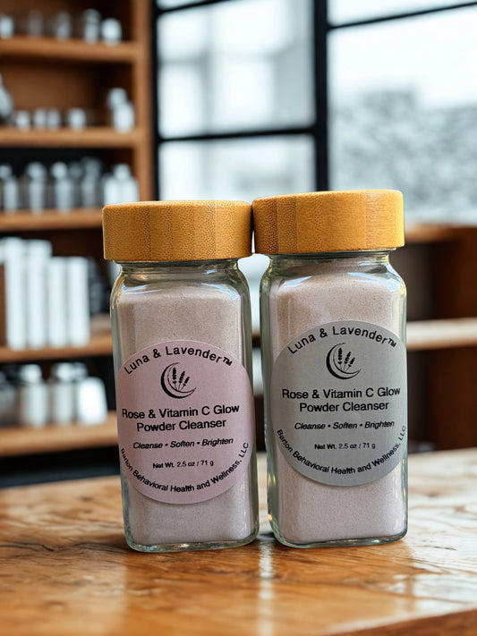 Luna & Lavender™ Rose & Vitamin C Glow Powder Cleanser