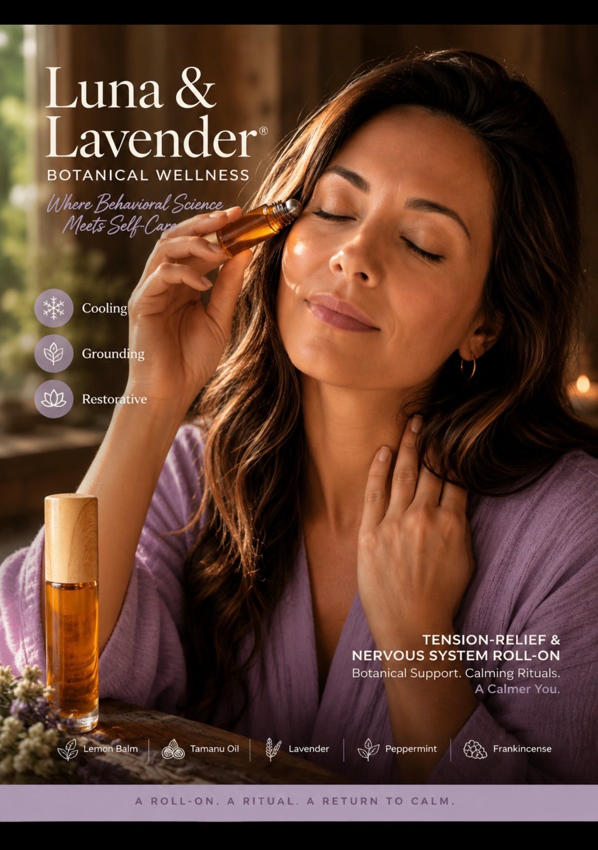 Luna & Lavender™ Tension-Relief & Nervous System Roll-On