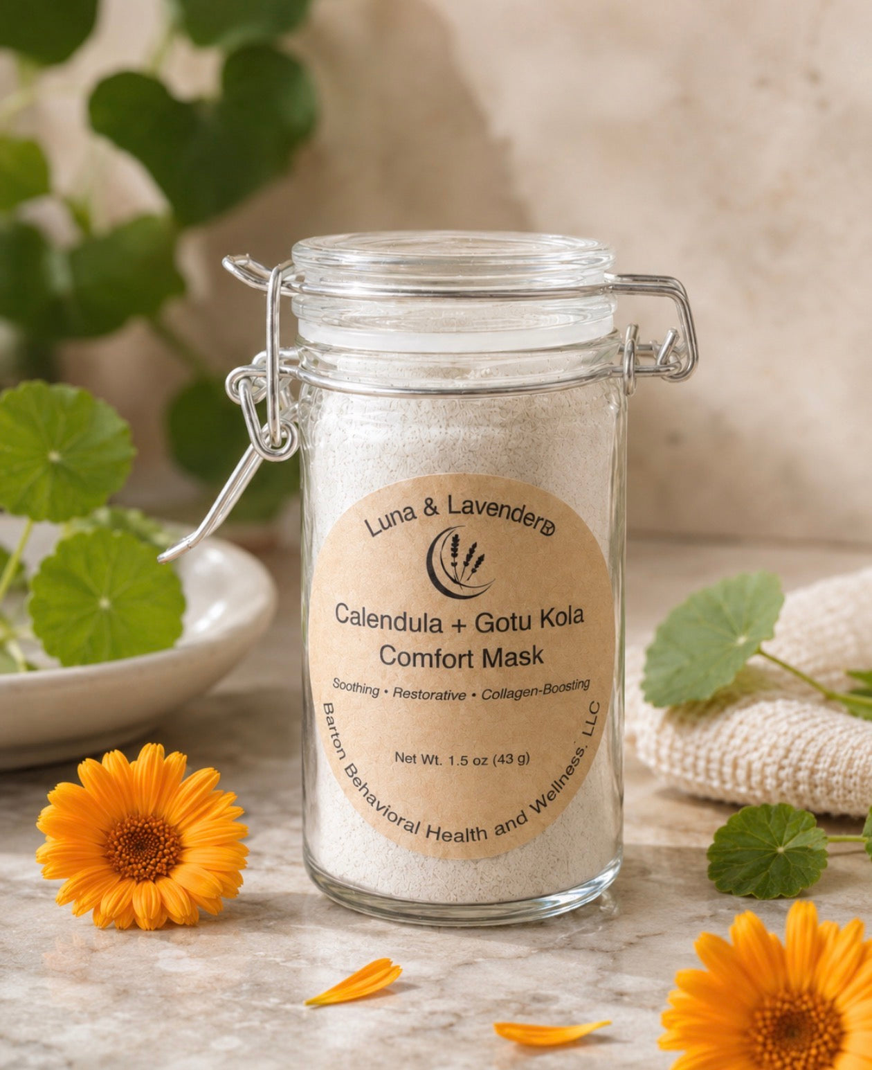 Luna & Lavender™ Calendula + Gotu Kola Comfort Mask