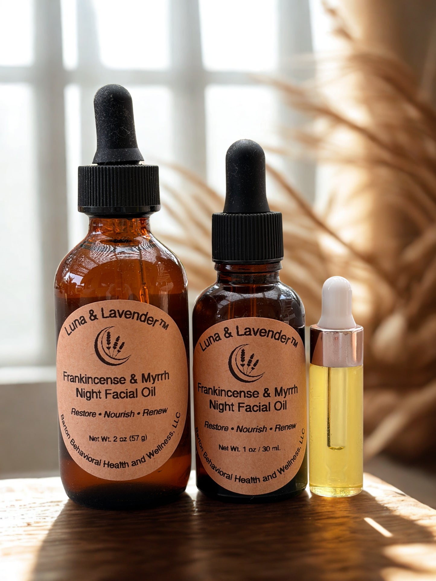 Luna & Lavender™ Frankincense & Myrrh Night Facial Oil
