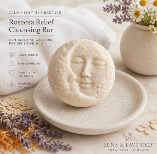 Luna & Lavender™ Rosacea Relief Cleansing Bar