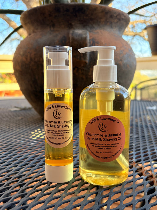 Luna & Lavender™ Chamomile & Jasmine Oil-to-Milk Shaving Oil