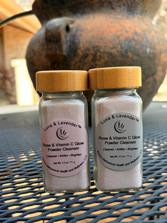 Luna & Lavender™ Rose & Vitamin C Glow Powder Cleanser