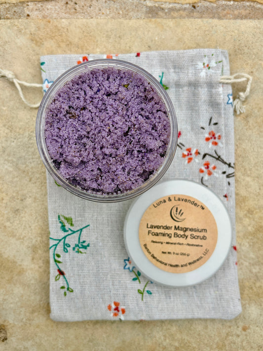 Luna & Lavender™ Lavender Magnesium Foaming Body Scrub