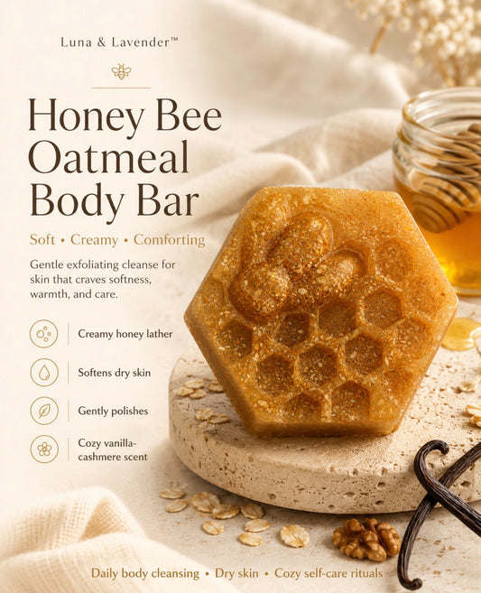 Luna & Lavender™ Honey Bee Oatmeal Body Bar