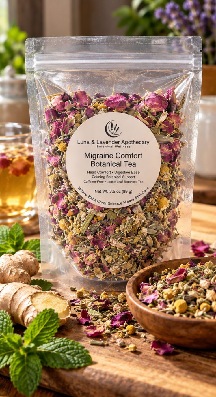 Luna & Lavender Apothecary™ Migraine Comfort Botanical Tea