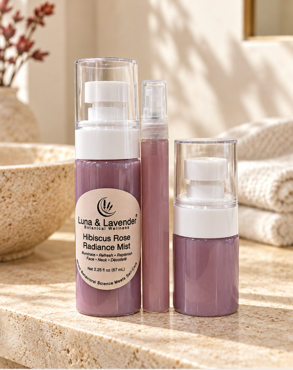 Luna & Lavender® Hibiscus Rose Radiance Mist
