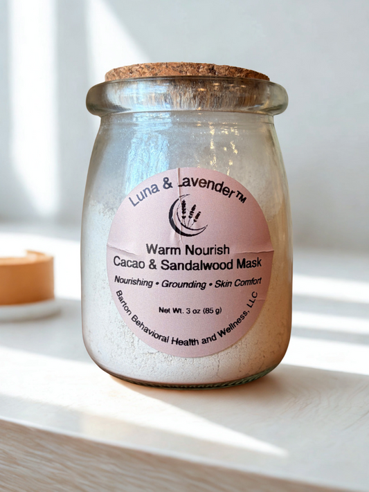 Luna & Lavender™ Warm Nourish Cacao & Sandalwood Mask