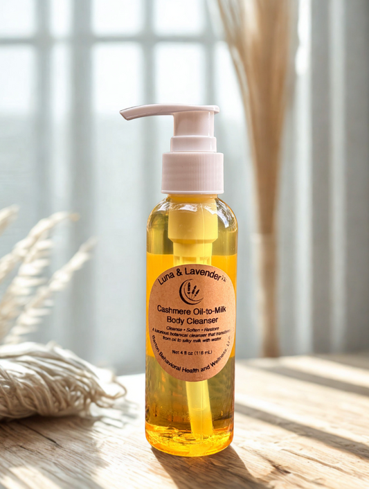 Luna &  Lavender™ Cashmere Oil-to-Milk Body Cleanser