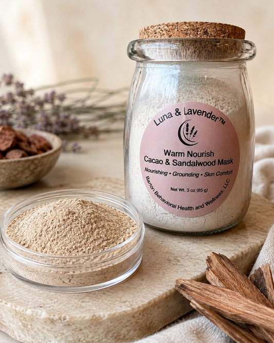 Luna & Lavender® Warm Nourish Cacao & Sandalwood Mask