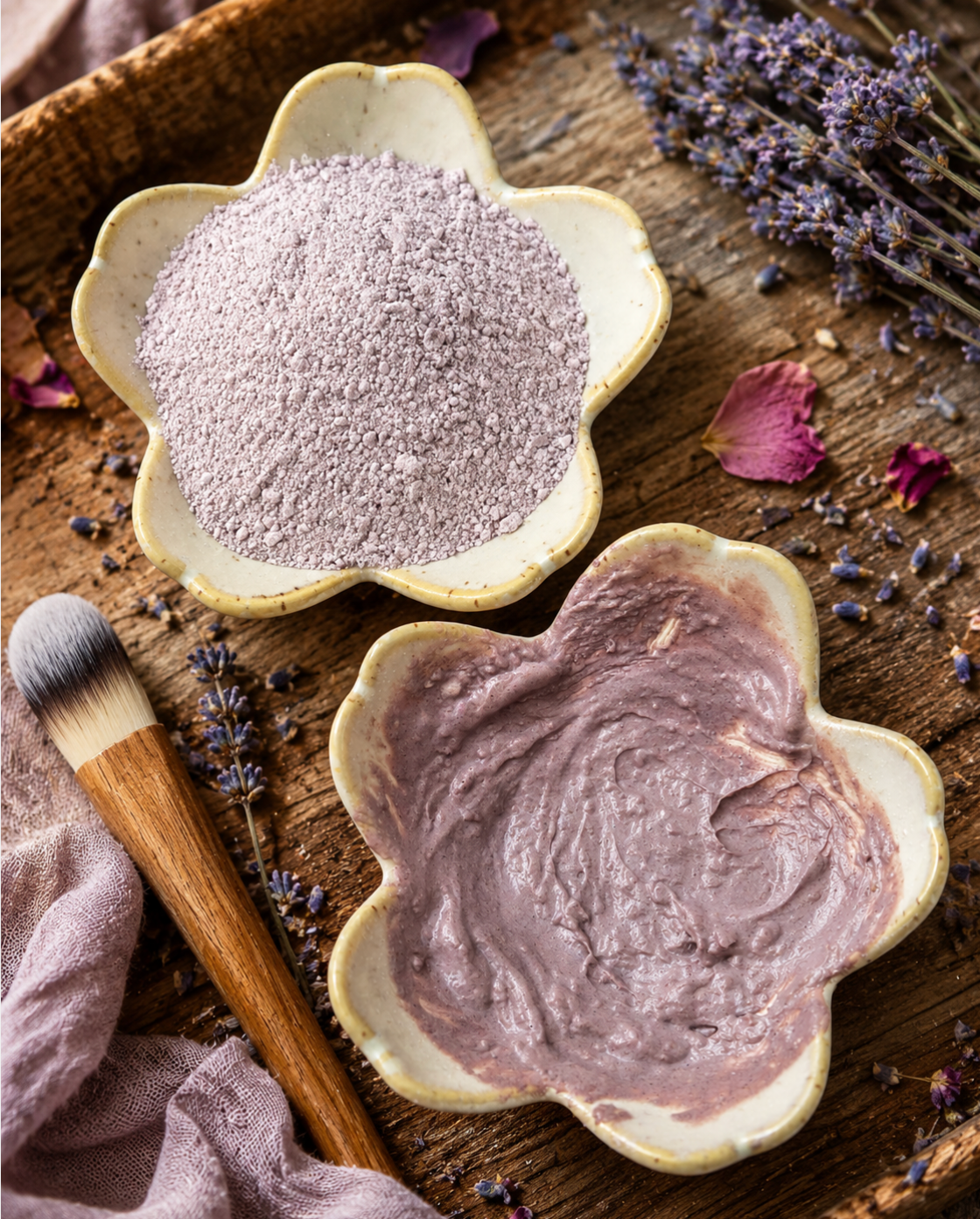 Luna & Lavender™  Lavender & Rose Pore Renewal Clay Mask