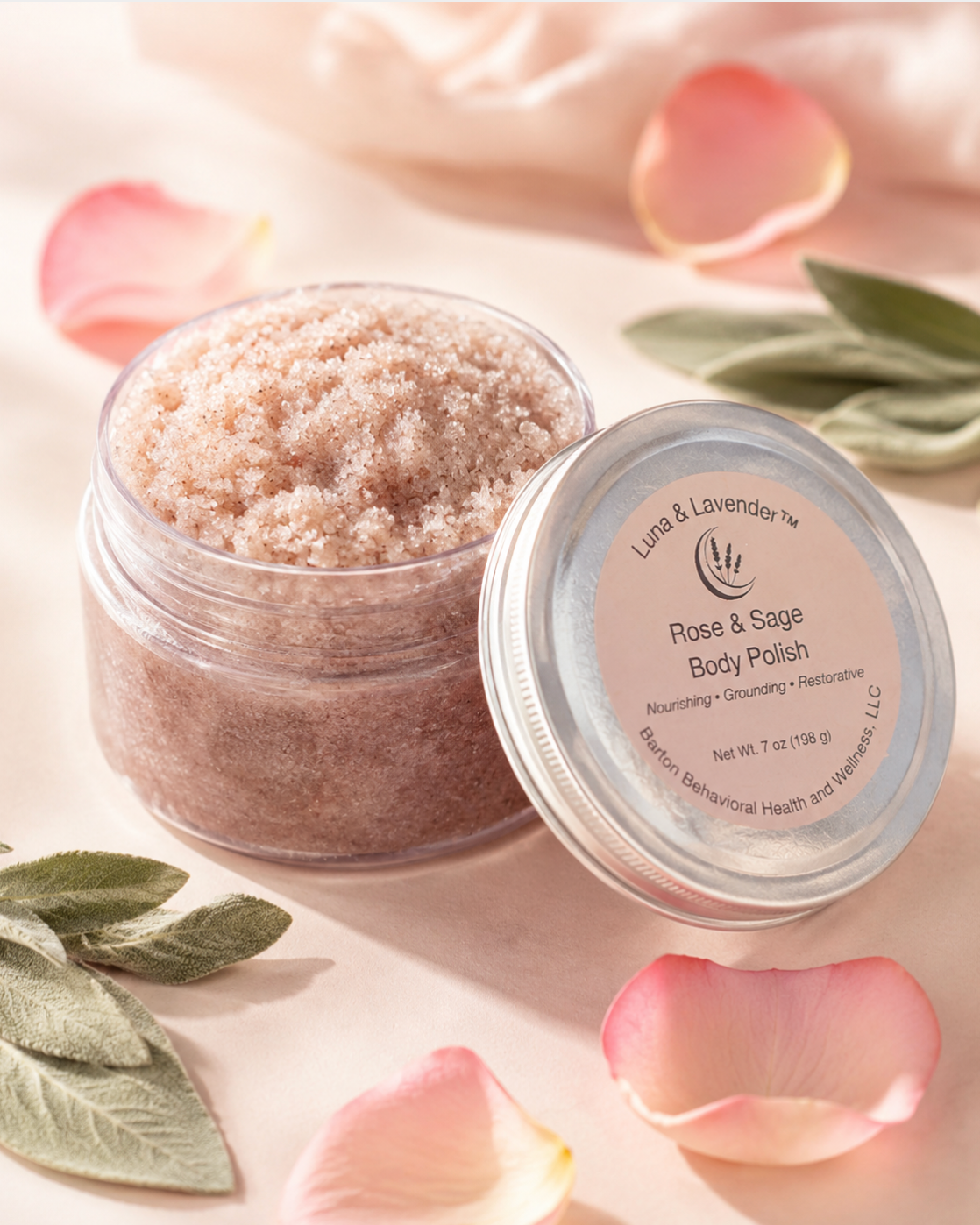 Luna & Lavender™ Rose & Sage Body Polish