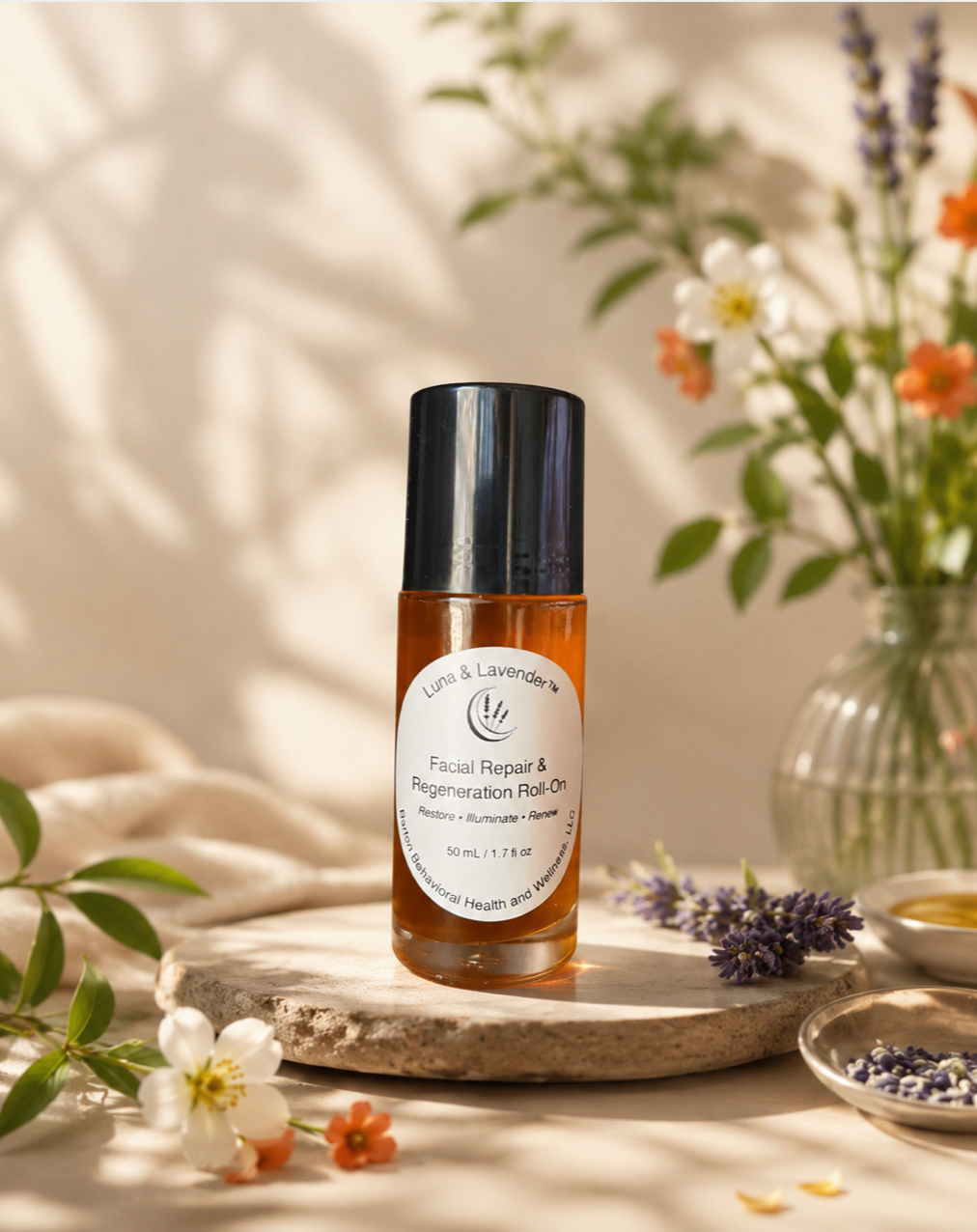 Luna & Lavender™ Facial Repair & Regeneration Roll-On