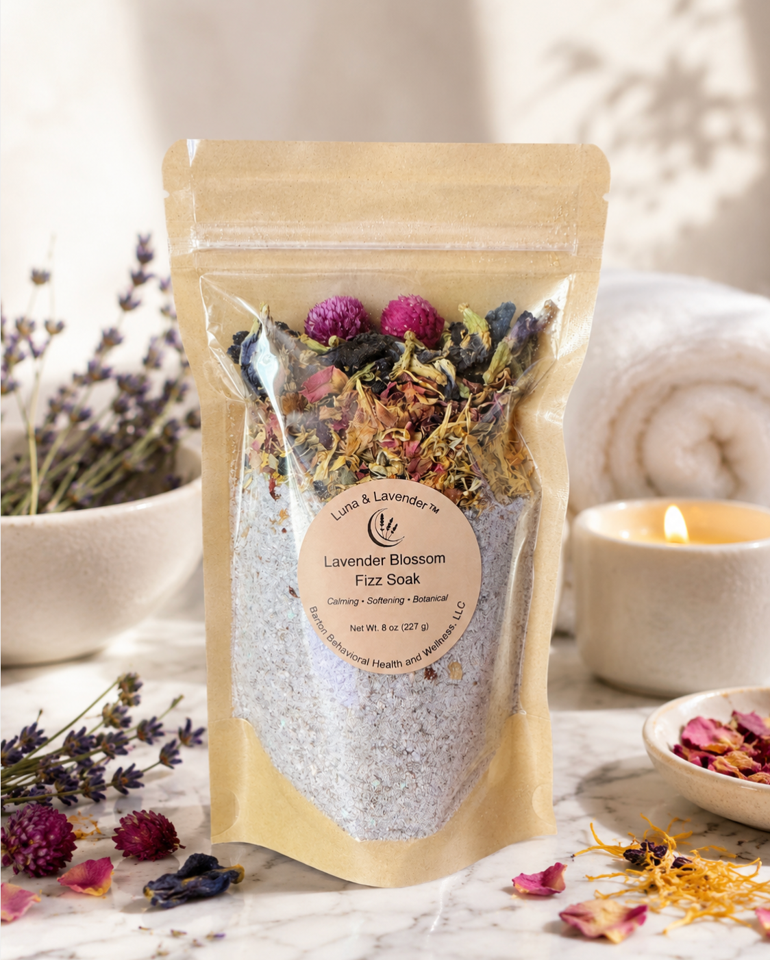 Luna & Lavender™ Lavender Blossom Fizz Soak