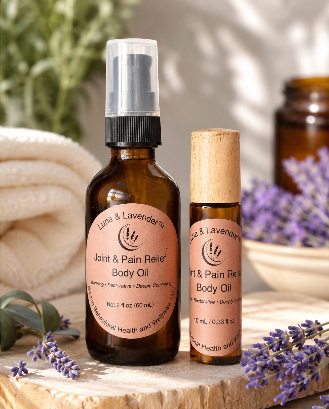 Luna & Lavender™ Joint & Pain Relief Body Oil