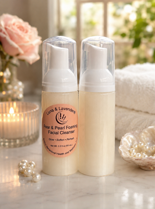 Luna & Lavender®  Pear & Pearl Foaming Facial Cleanser