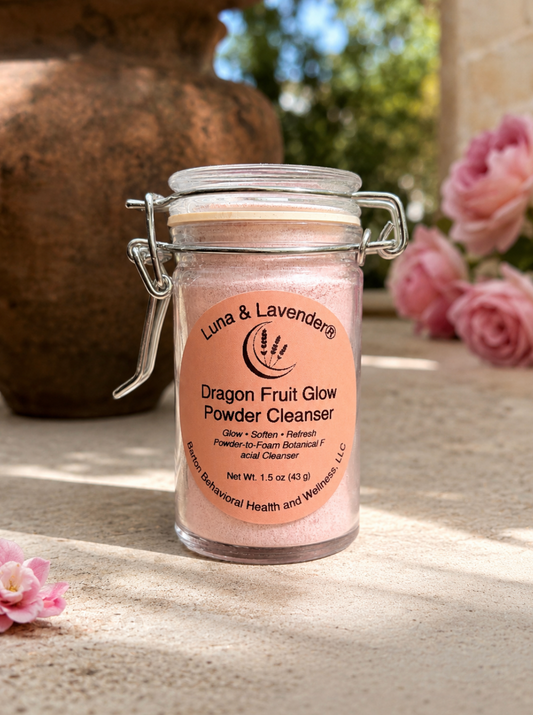 Luna & Lavender®  Dragon Fruit Glow Powder Cleanser