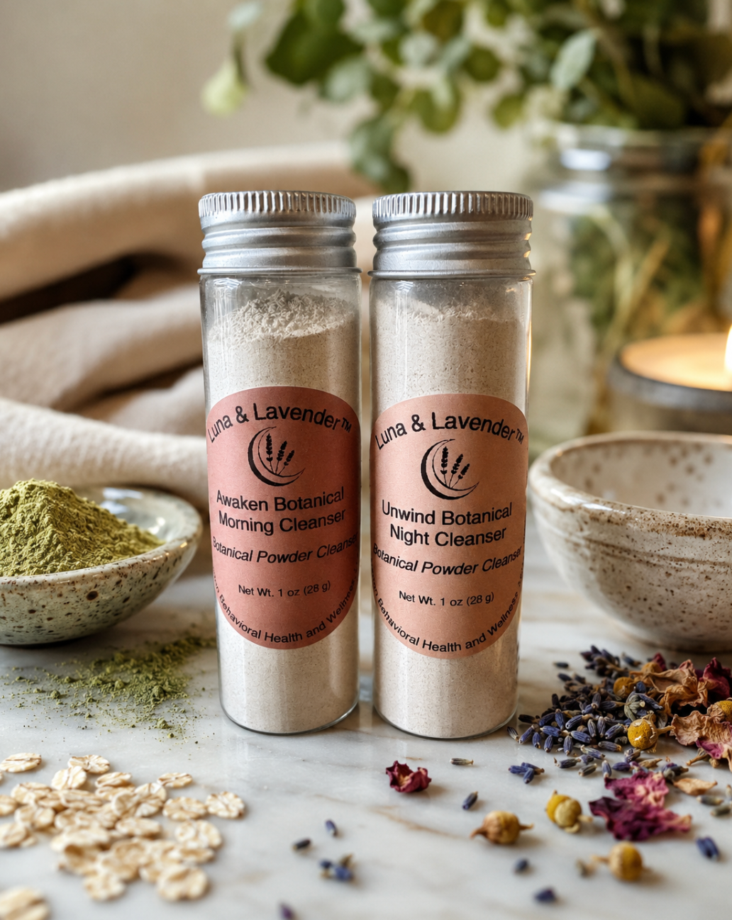 Luna & Lavender™ Awaken & Unwind Cleansing Duo