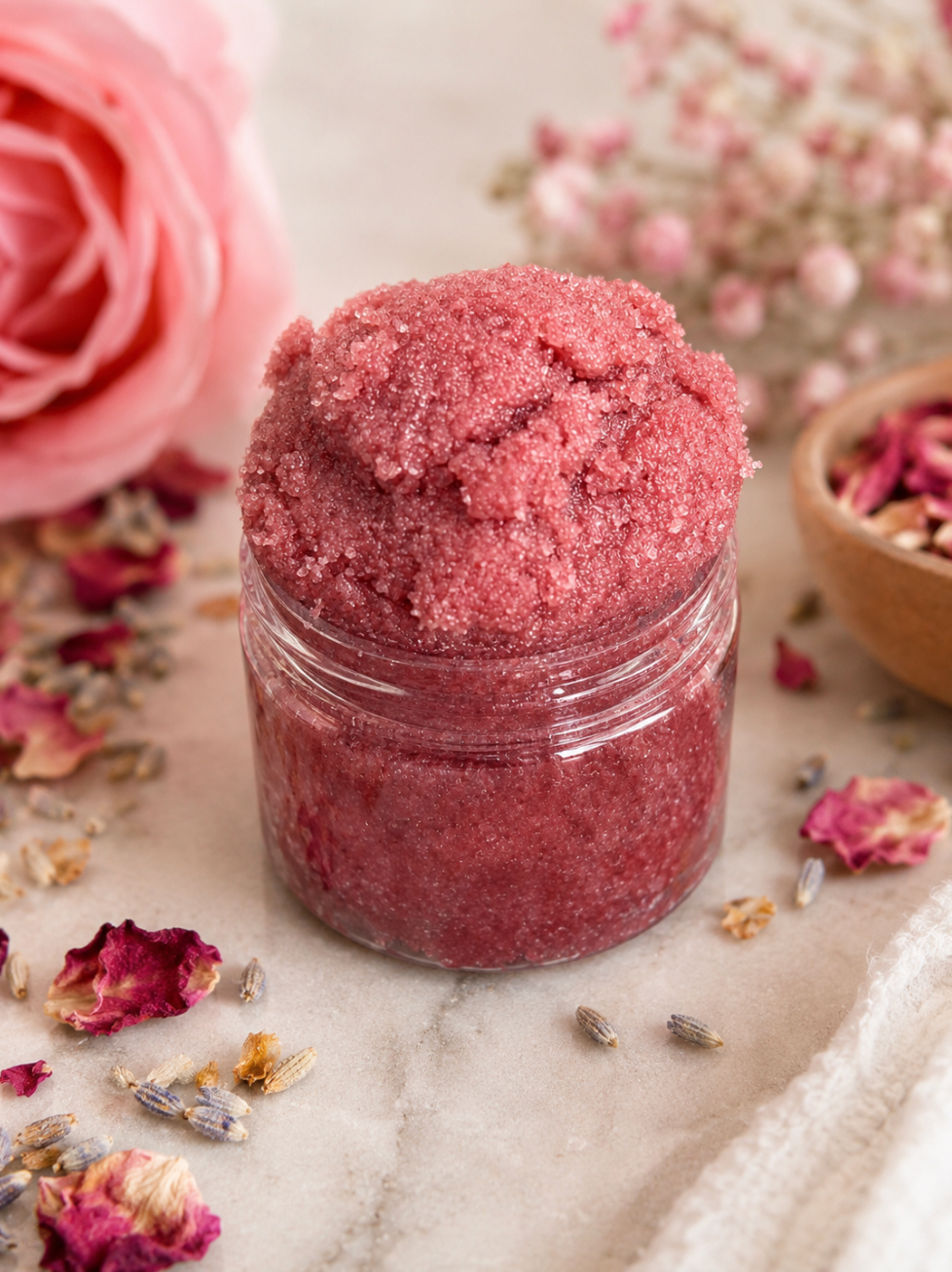 Luna & Lavender®  Sakura Rose Berry Lip Polish