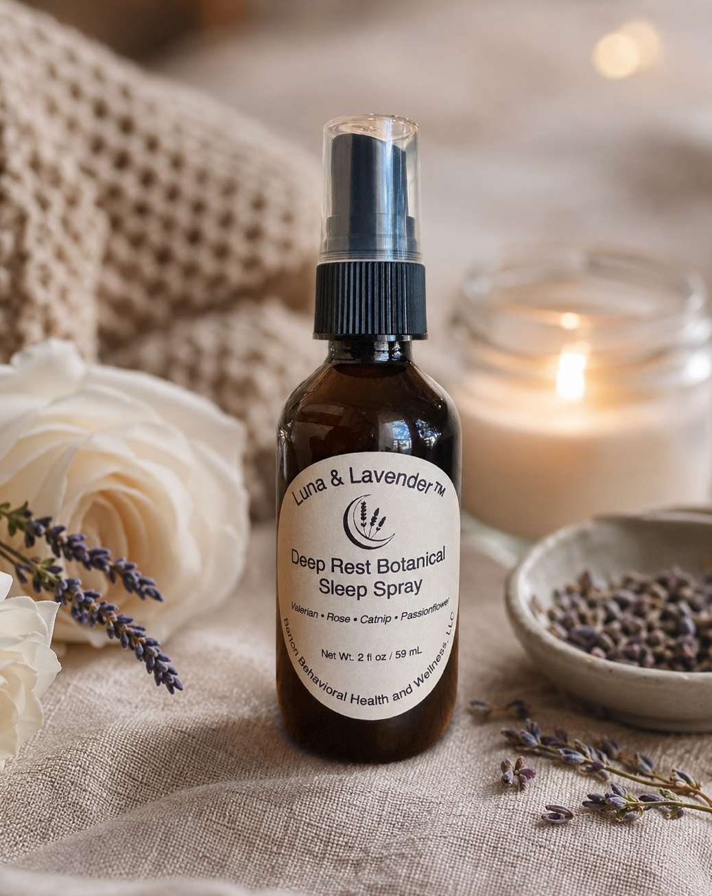 Luna & Lavender™ Deep Rest Botanical Sleep Spray