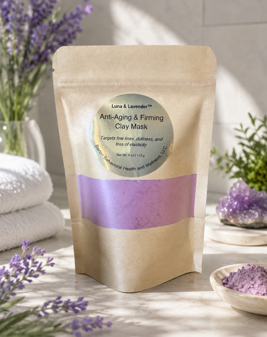 Luna & Lavender™ Anti-Aging & Firming Clay Mask