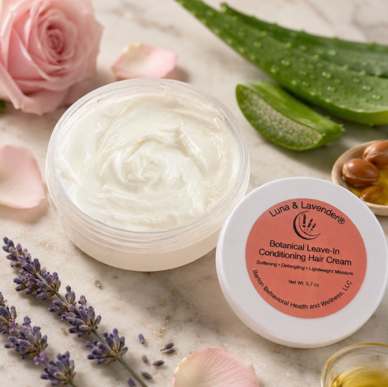 Luna & Lavender® Botanical Leave-In Conditioning Hair Cream