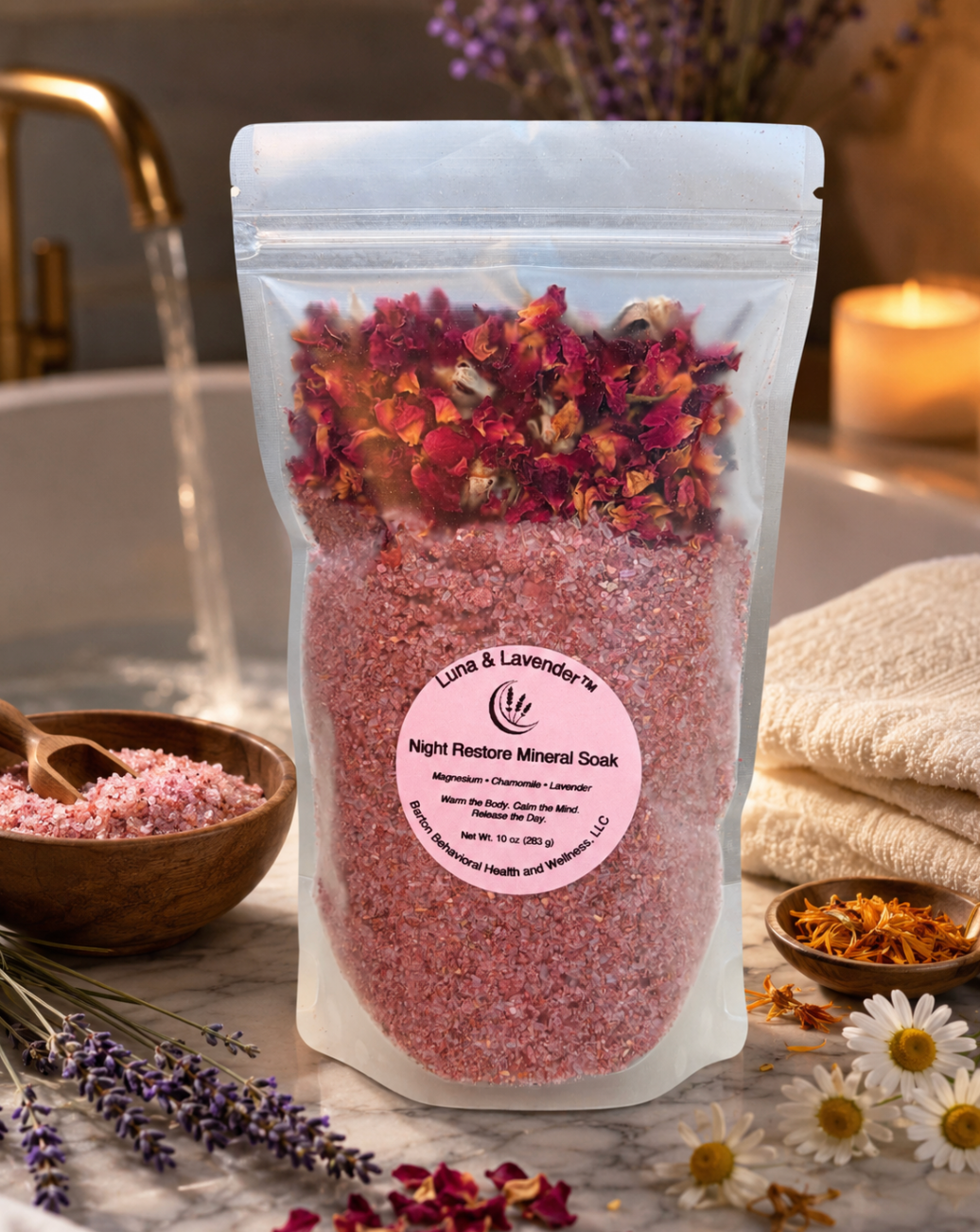Luna & Lavender™ Night Restore Mineral Soak