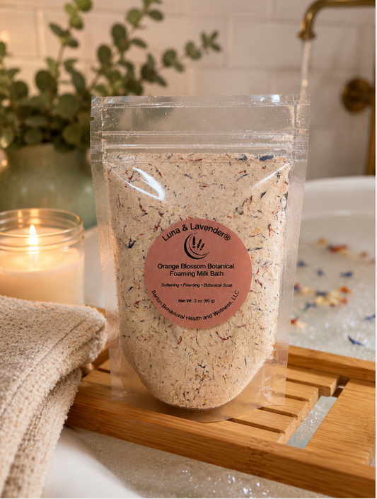 Luna & Lavender® Orange Blossom Botanical Foaming Milk Bath