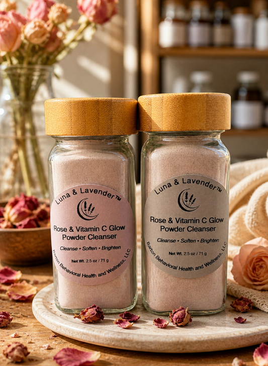 Luna & Lavender™ Rose & Vitamin C Glow Powder Cleanser