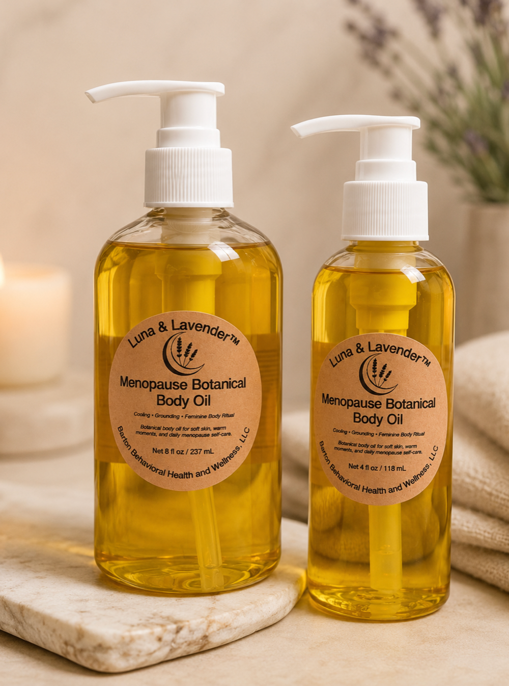 Luna & Lavender™ Menopause Botanical Body Oil