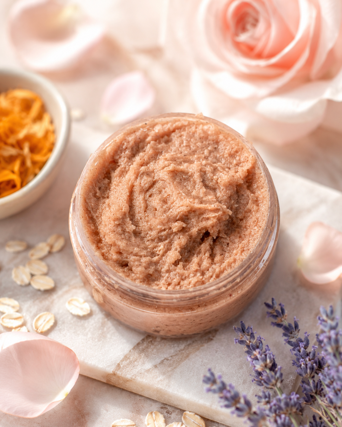 Luna & Lavender™ Rosé Glow Whipped Facial Scrub