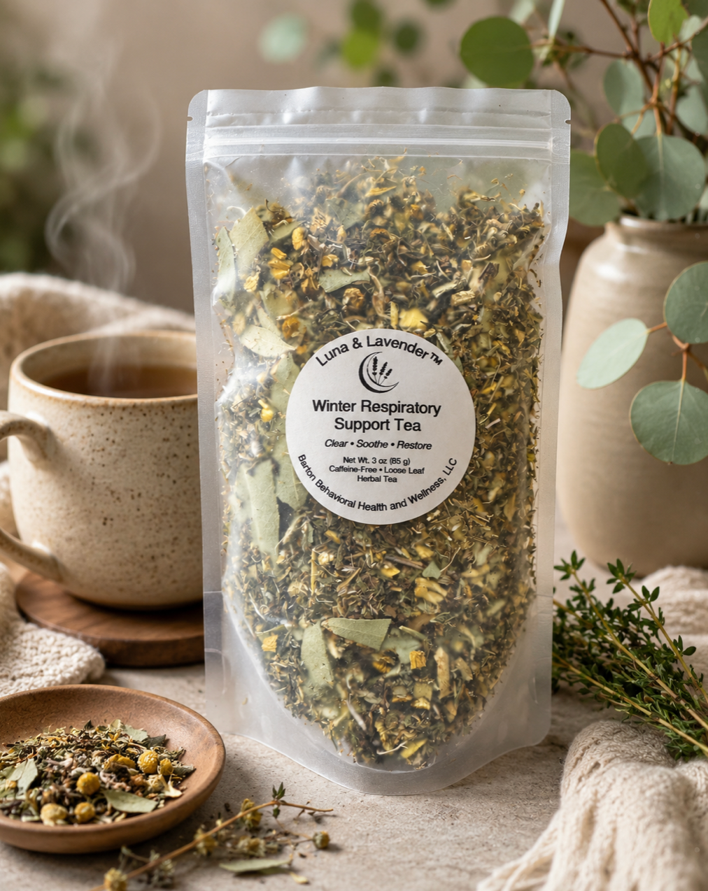 Luna & Lavender® Winter Respiratory Support Tea