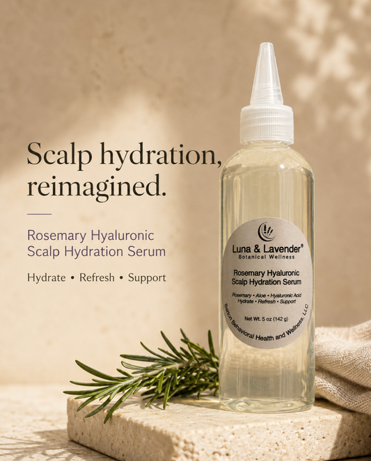 Luna & Lavender® Rosemary Hyaluronic Scalp Hydration Serum