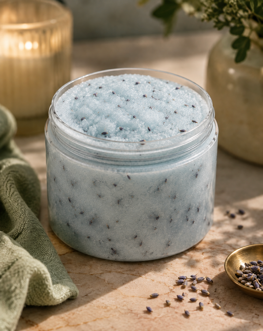 Luna & Lavender® Blue Serenity Foaming Body Scrub