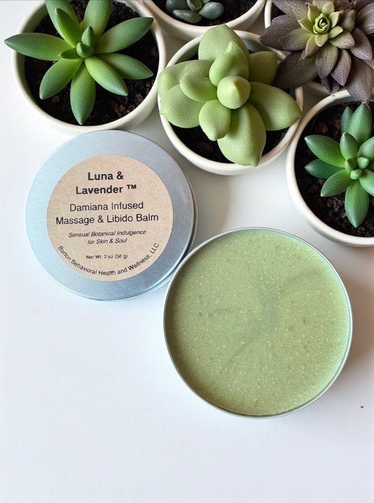 Damiana Infused Massage & Libido Balm / Bálsamo de Masaje y Libido con Damiana